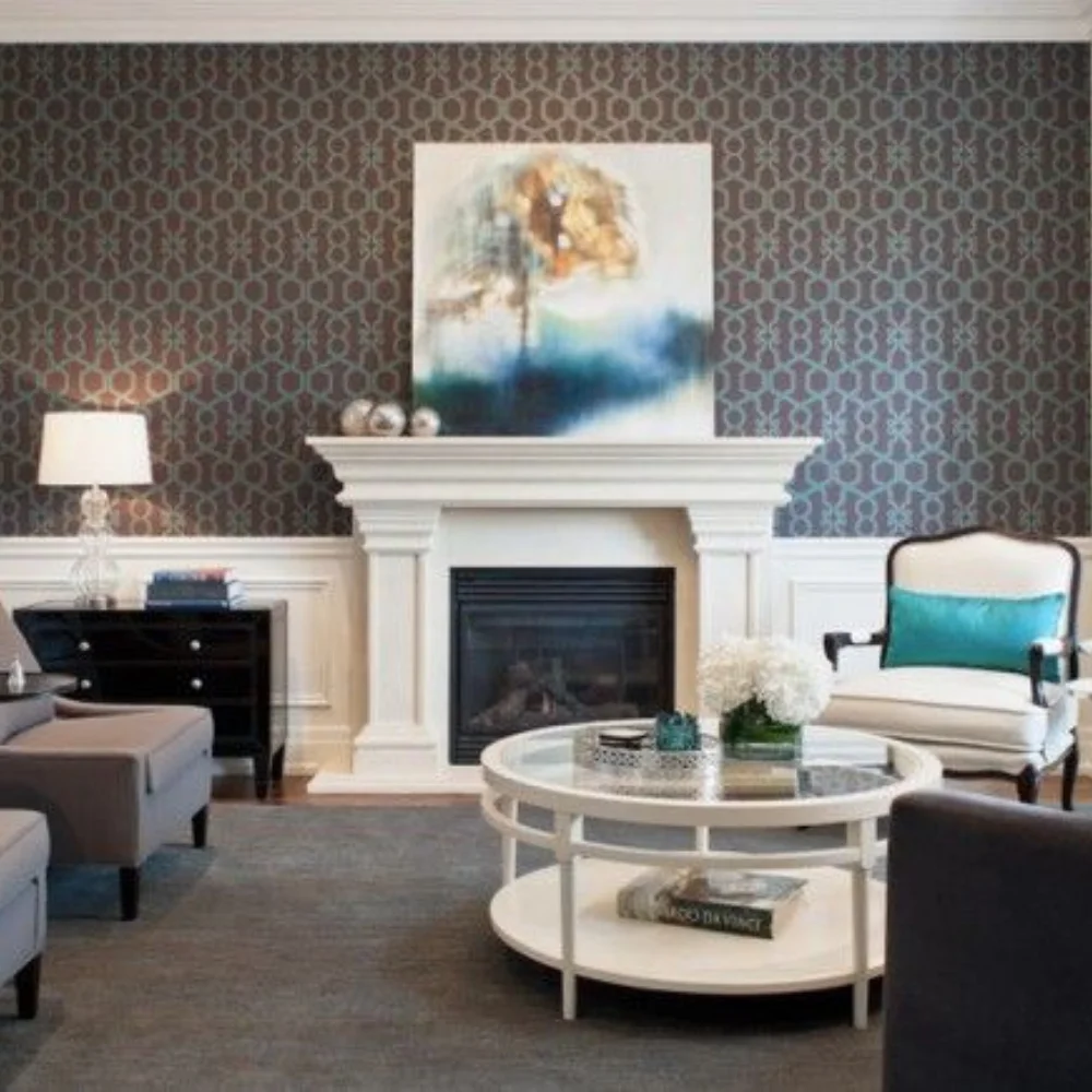 best wallpaper design for living room